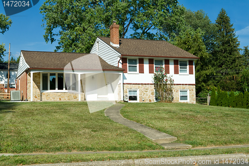 Image of 1960s Split Level Home Suburban Philadelphia