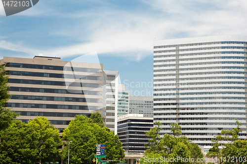 Image of XXXL Modern Office Buildings Downtown Rossyln, Virginia, VA