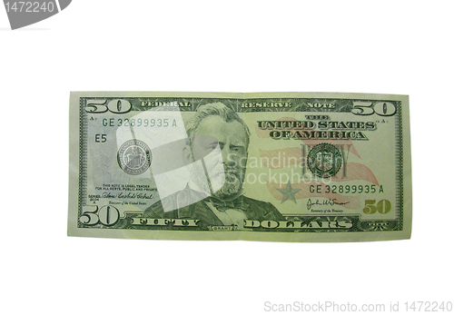 Image of fifty dollars banknote