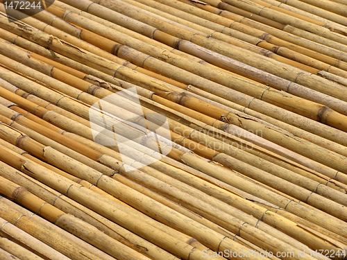 Image of  roof made of cane