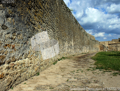 Image of wall of fortress