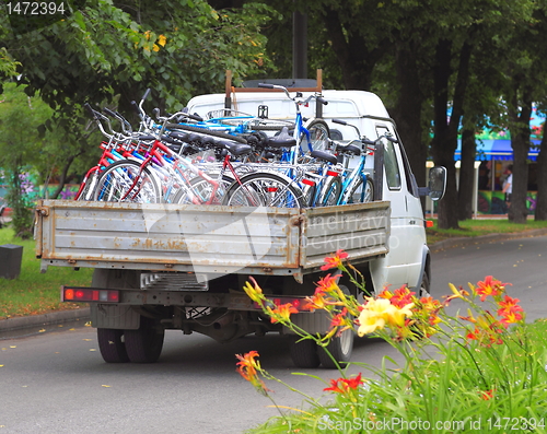 Image of bikes on the car