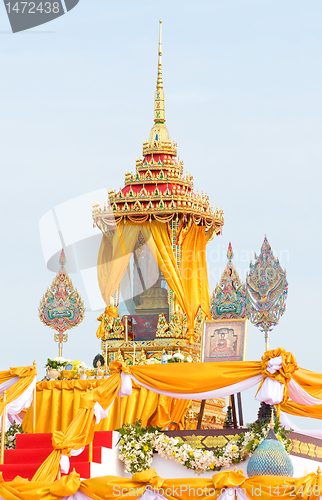 Image of Shrine with Buddha relic in Thailand