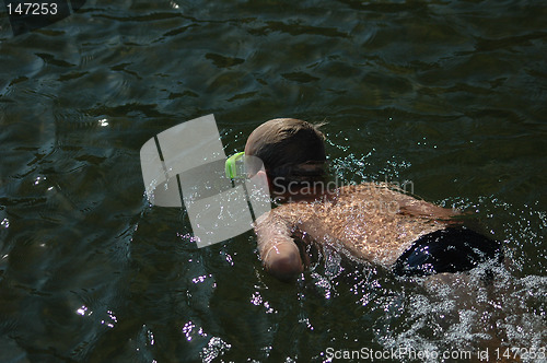 Image of Diving boy