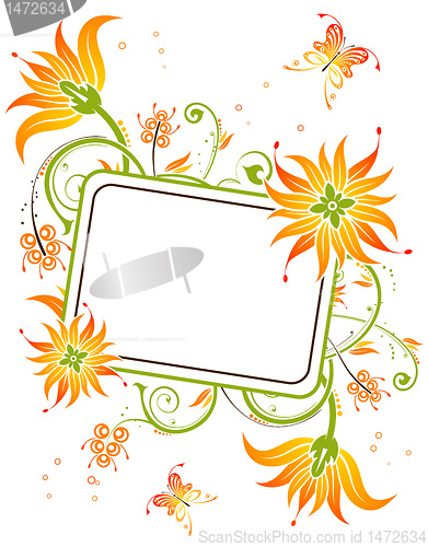 Image of Floral frame