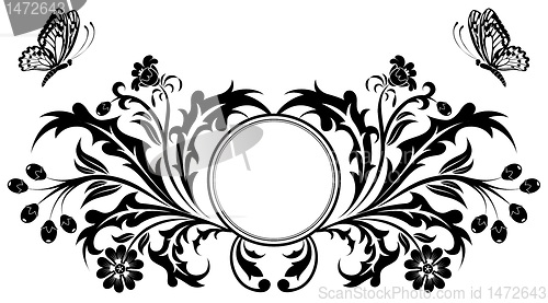 Image of Floral frame