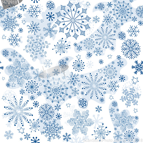 Image of Seamless pattern of winter