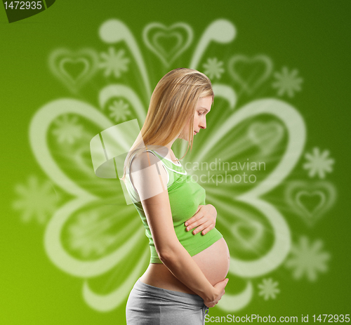 Image of tender pregnant female