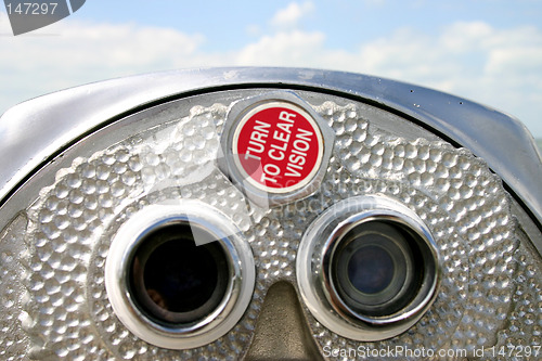 Image of Coin operated binoculars at Fort Desoto Florida