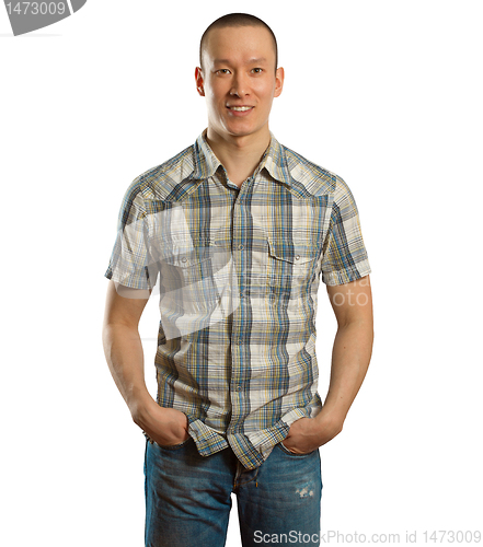 Image of man looking at camera