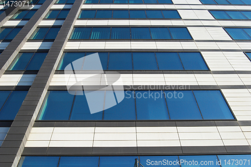 Image of Office building wall down-up view