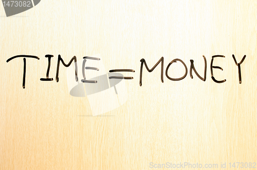 Image of Time is money