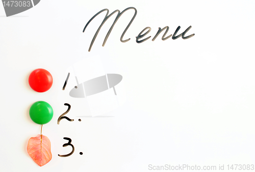 Image of Menu