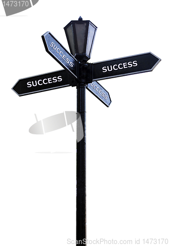 Image of street pointer: Success