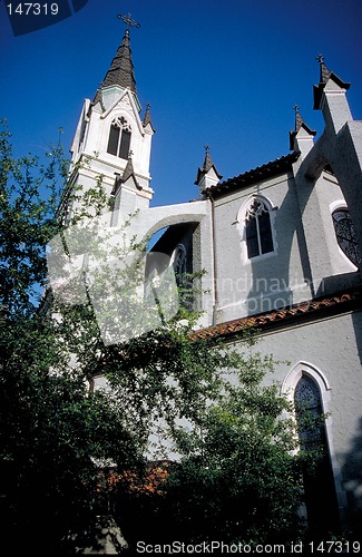 Image of Church tower and windows