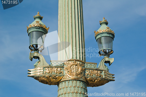 Image of  lanterns on the area of Agreement in Paris 