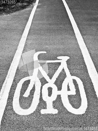 Image of Bike lane sign