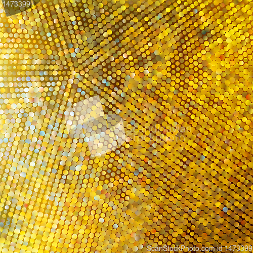 Image of Golden mosaic. Abstract background. EPS 8