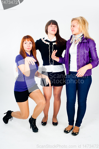 Image of Three beautiful girls