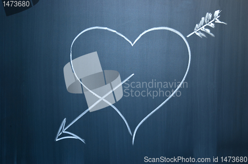 Image of Someone draw sincerely love symbol