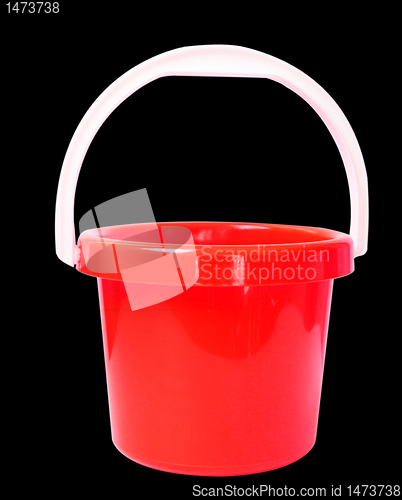 Image of red bucket