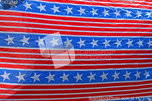 Image of stars and stripes fabric