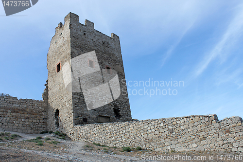 Image of tower of old fortress