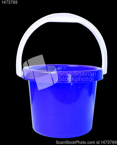 Image of blue bucket