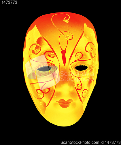 Image of golden mask