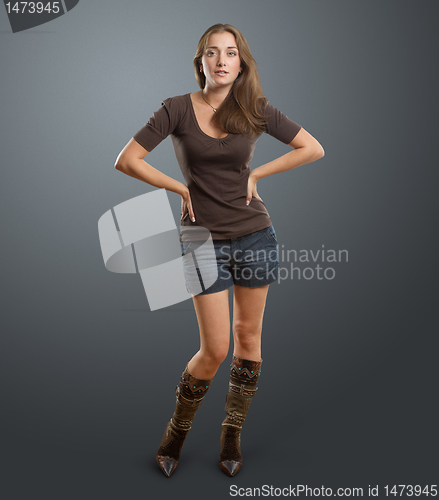 Image of woman looking on camera