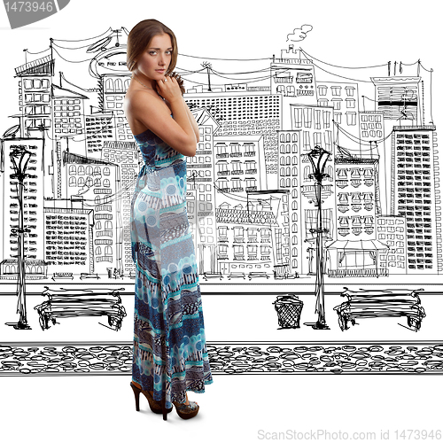 Image of woman looking on camera