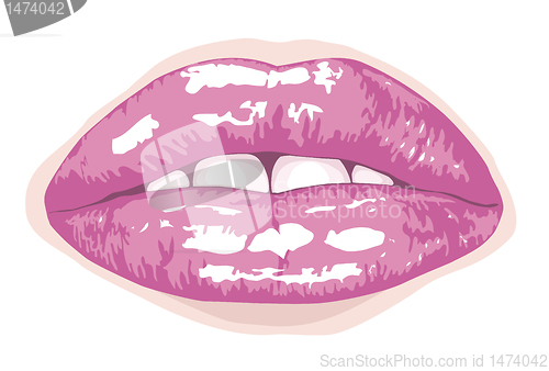 Image of Vector lips