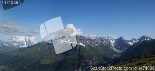 Image of Panorama summer Mountain