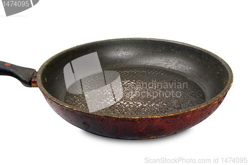 Image of Dirty old frying pan