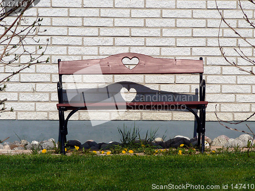 Image of Love bench