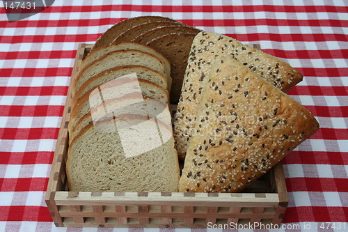 Image of Breadbasket with bread