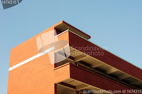 Image of Top of modern buildings