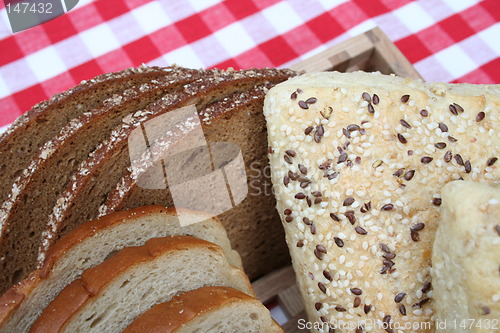 Image of Different kinds of bread