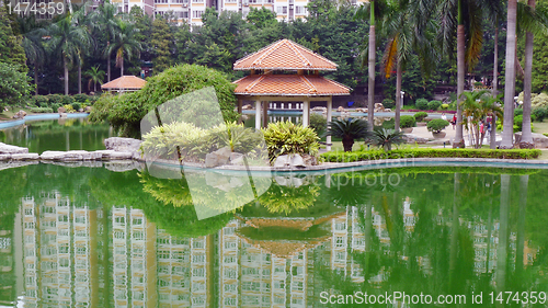 Image of Park in the apartment blocks