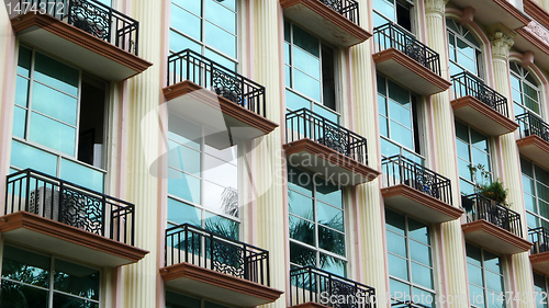 Image of Exterior view of an apartment building