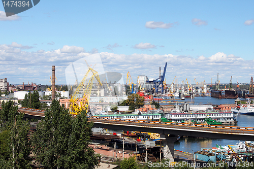 Image of cargo seaport