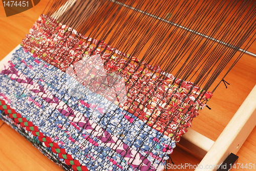 Image of part of antique loom 