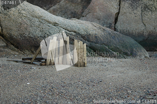 Image of broken lobster pot