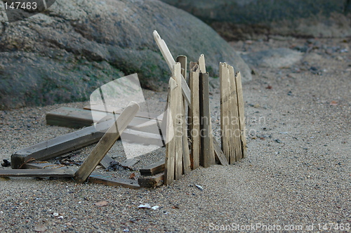 Image of broken lobster pot