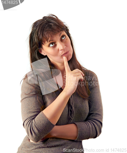 Image of woman thinking