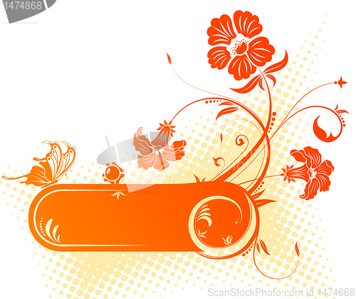 Image of Floral frame