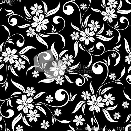Image of Floral seamless background