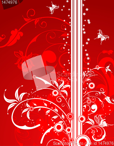 Image of Abstract floral background