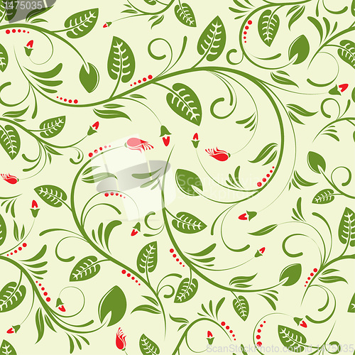 Image of Floral seamless background