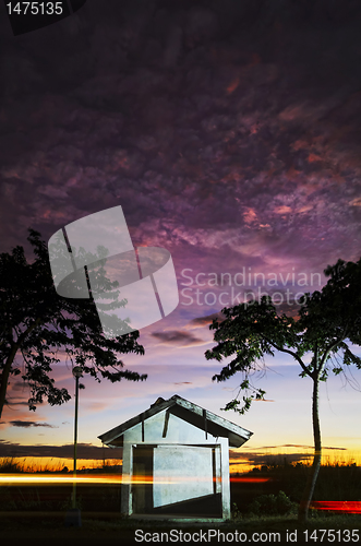 Image of Sunset and Waiting Shade